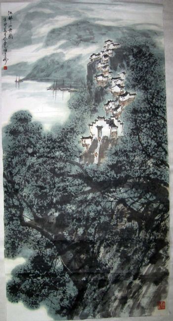 作者：张登堂江村泊舟图￥：协商单击鼠标查看详细介绍！