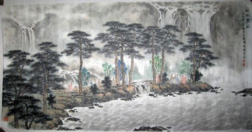 作者：傅瑜明松风泉韵图￥：协商单击鼠标查看详细介绍！